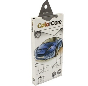 Олівці кольорові 24 кольори ColorCore 3000-24-A Marco