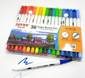 Фломастеры двухсторонние, 36 цветов CLP-39 Joyko