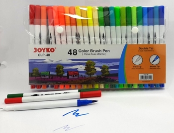 Фломастери двосторонні, 48 кольорів CLP-40 Joyko