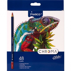 Олівці кольорові 48 кольорів Chroma 8010-48CB Marco