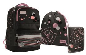Набір: рюкзак шкільний + пенал + сумка для взуття Bubu Juno XS_Collection Yes, ортопедична спинка, світловідбиваючі елементи