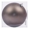 Ялинкова куля, розмір 10 см, сірий графіт матова 974051 Novogod'ko