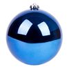 Ялинкова куля, розмір 15 см, синя глянцева 974062 Novogod'ko
