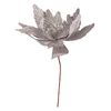 Квітка декоративна, розмір 40 см, срібна Пуансетія 973965 Novogod'ko
