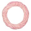 Вінок декоративний ротанговий, діаметр 25 см, світло-рожевий 974238 Yes