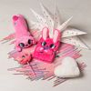 Блокнот А6, 80 сторінок в лінію, пухнаста обкладинка Fluffy Friends зайченя Орлі 151702 Yes