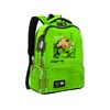 Рюкзак шкільний Space black green T-131 Yes  by Andre Tan, ущільнена анатомічна спинка, система кріплення лямок