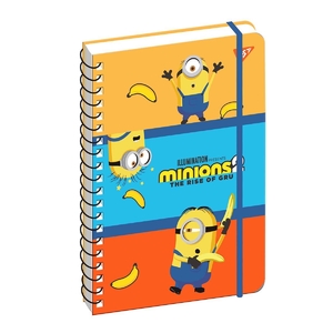 Блокнот А5, 80 страниц в линию, картонная обложка Minions 151773 Yes