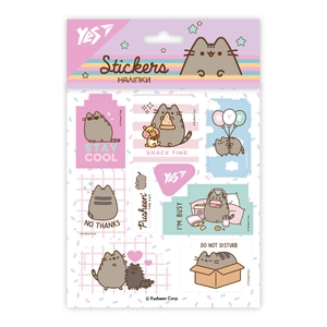 Набор наклеек: 2 листа 13х15 см Pusheen 954924 Yes