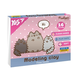 Пластилін, 16 кольорів, 320 г Pusheen 540694 Yes
