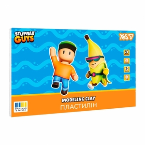 Пластилин 24 цвета, 480 г Stumble Guys 540711 Yes