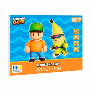 Пластилін 18 кольорів, 360 г Stumble Guys 540710 Yes