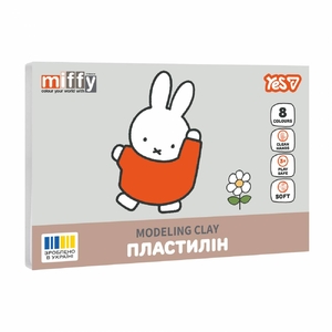 Пластилин 8 цветов, 160 г Miffy 540717 Yes