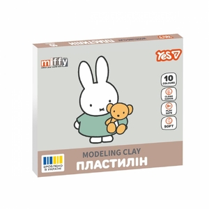 Пластилін 10 кольорів, 200 г Miffy 540718 Yes