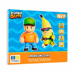 Пластилін 10 кольорів, 200 г Stumble Guys 540723 Yes