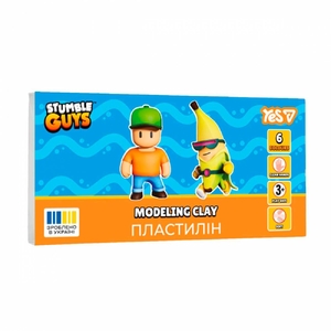 Пластилин 6 цветов, 120 г Stumble Guys 540725 Yes