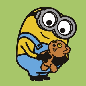 Картина по номерах, 25х25 см Minions. Улюблений ведмедик 955567 Santi