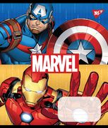 Тетрадь в линию 12 листов, цветная обложка, дизайн: Avengers. Double Power Yes 765358