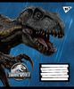 Тетрадь в косую линию без вспомогательной линии 12 листов, цветная обложка, дизайн: Jurassic World. Genetic Failure Yes 765375