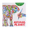 Розмальовка антистрес, 20х20 см, 12 аркушів Animal Planet 742558 Santi