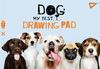 Альбом для малювання А4 20 аркушів, 100 г/м2, скоба з перфорацією Dogs Yes