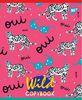 Тетрадь в линию 96 листов, цветная обложка, дизайн: Wild Animals Neon Yes 764410