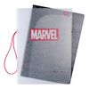 Книга канцелярська А4, 48 сторінок клітинка, м'яка обкладинка, в пластиковій папці на резинці Marvel Black Yes