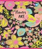 Зошит в лінію 18 аркушів, кольорова обкладинка, дизайн: Flowers Art Крафт Yes 765090