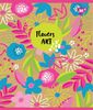 Зошит в клітинку 24 аркуші, кольорова обкладинка, дизайн: Flowers Art Крафт Yes 765100