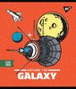 Зошит в лінію 12 аркушів, кольорова обкладинка, дизайн: Galaxy Exploring Yes 765165