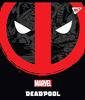 Тетрадь в линию 12 листов, цветная обложка, дизайн: Marvel Hero Shields Yes 765175