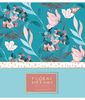 Тетрадь в клетку 18 листов, цветная обложка, дизайн: Floral Dreams 765182 Yes