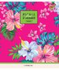 Тетрадь в клетку 24 листа, цветная обложка, дизайн: Tropical Paradise 765239 Yes