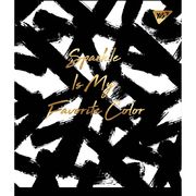 Тетрадь в линию 96 листов, цветная обложка, дизайн: Black Abstract Yes 765308