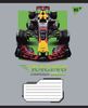Тетрадь в линию 12 листов, цветная обложка, дизайн: Racing championship Yes 765805