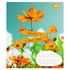 Тетрадь в линию 24 листа, цветная обложка, дизайн: Summer flowers Yes 765924
