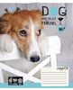 Тетрадь в линию 36 листов, цветная обложка, дизайн: Dog my best friend Yes 765966