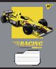 Тетрадь в линию 36 листов, цветная обложка, дизайн: Racing championship Yes 765974