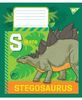 Тетрадь в линию 12 листов, цветная обложка, дизайн: Jurassic World Yes 766206