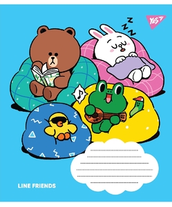Нотная тетрадь А5, 12 листов Line friends 766255 Yes