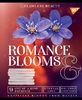 Зошит в клітинку 18 аркушів, кольорова обкладинка, дизайн: Romance blooms Yes 766332