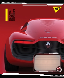 Тетрадь в линию 96 листов, цветная обложка, дизайн: Dezir concept Yes 766507