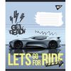 Зошит в лінію 48 аркушів, кольорова обкладинка, дизайн: Lets go for ride Yes 766735
