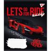 Тетрадь в линию 60 листов, цветная обложка, дизайн: Lets go for ride Yes 766757