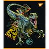 Зошит в клітинку 12 аркушів, кольорова обкладинка, дизайн: Jurassic world 766794 Yes