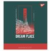 Зошит в клітинку 18 аркушів, кольорова обкладинка, дизайн: Dream place 766811 Yes