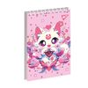 Блокнот А7, 80 сторінок в клітинку, картонна обкладинка, мікс Anime pets 151953 Yes