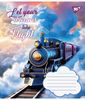 Зошит в косу лінію 12 аркушів, кольорова обкладинка, дизайн: Let your dreams Yes 766933