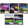 Зошит в лінію 24 аркуші, кольорова обкладинка, дизайн: World stadium Yes 767050