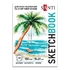 Скетчбук А5, 30 аркушів, білий папір, 130 г/м2 Relax 743212 Santi